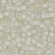 Miyuki rocailles Perlen 8/0 - Fancy lined soft white 8-3637